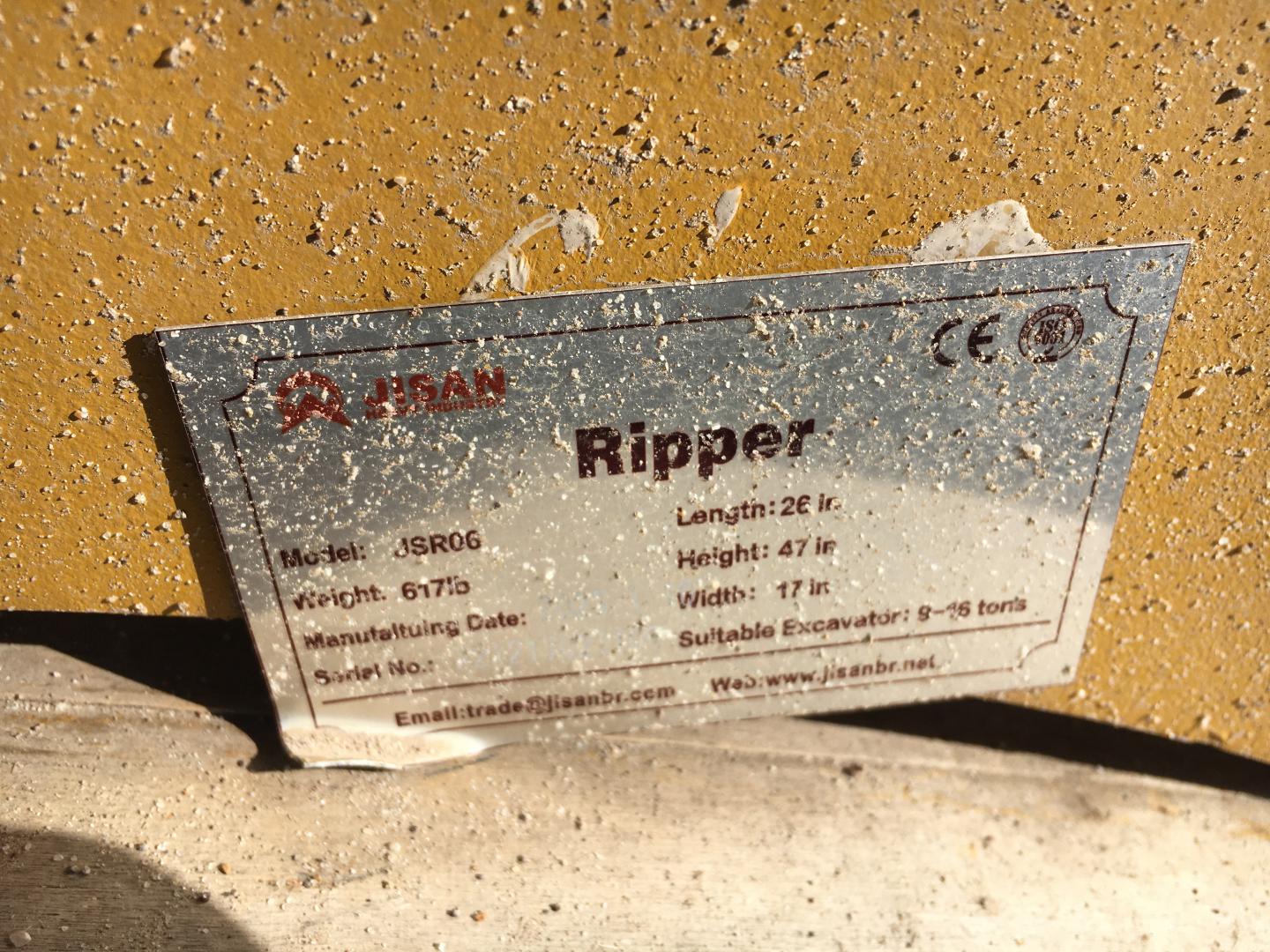 RIPPER JISAN JSR06 PARA EXCAVADORA